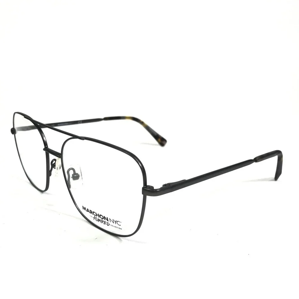 Marchon NYC Eyeglasses Frames M-2500 033 Dark Grey Square Full Rim 54-16-145